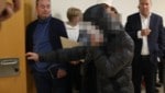 Einer der zehn Angeklagten im Prozess vergangene Woche