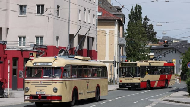 So sahen der Obus einmal aus