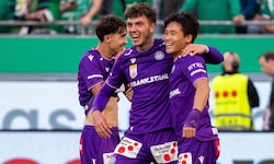 Jubel bei der Wiener Austria – das 347. Wiener Derby gegen den SK Rapid ist gewonnen!