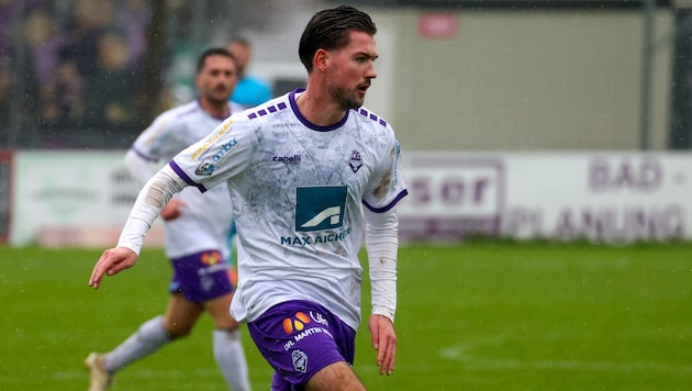 Semir Gvozdjar erzielte für die 1b von Austria Salzburg zwei Tore.