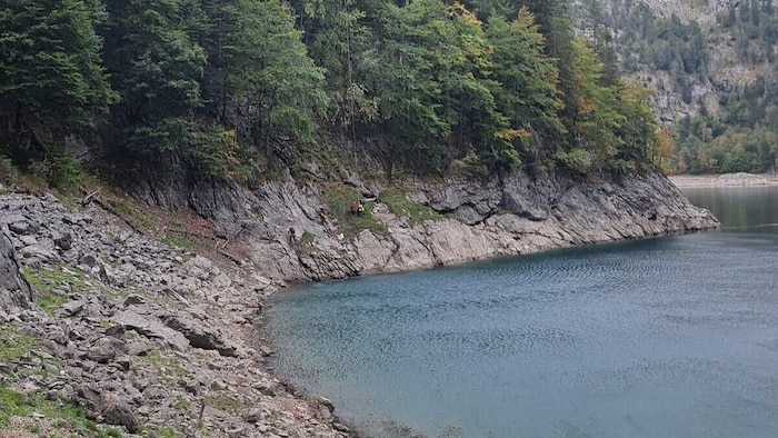 Hier geschah das Unglück.