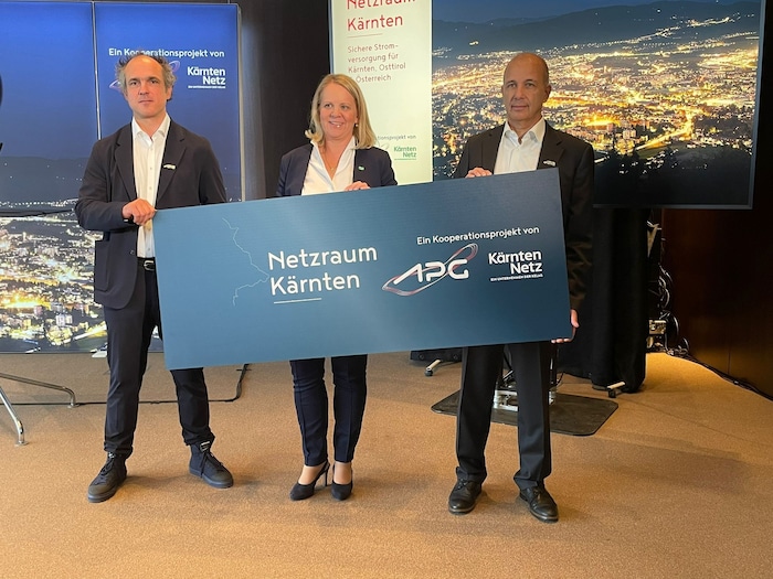 Christian Bellina (APG), Eva Tatschl-Unterberger (KNG) und Wolfgang Hfaner (APG) präsentierten ...