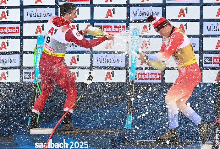 Vincent Kriechmayr und Franjo von Allmen