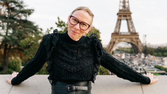Claudia Hochmüller durfte sogar in der Modehauptstadt Paris ihre Trachtenmode vorführen.