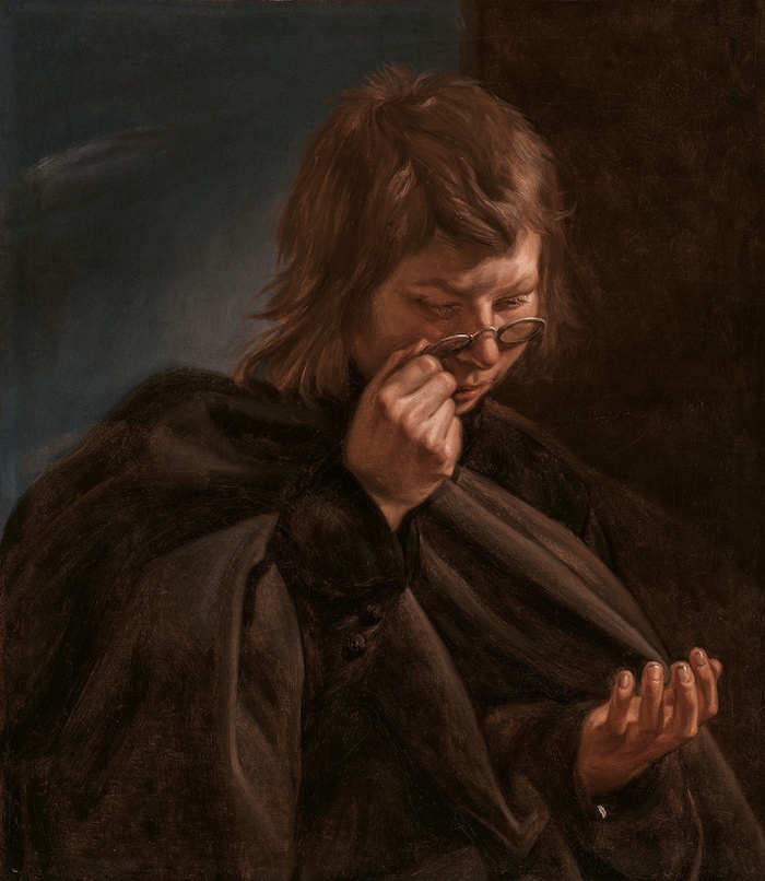Michaelina Wautier: Die fünf Sinne (Der Sehsinn), 1650, Öl auf Leinwand