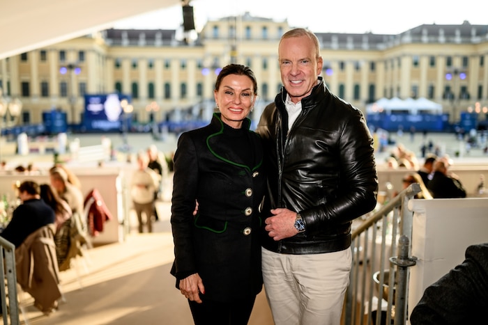 Evenrorganisatorin Sonja Klima und Matthias Breschan, ehemaliger CEO von Longines und Mitglied ...