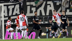 Einer der besonderen Kiteishvili-Momente (o.): Das Europa-League-Tor gegen Feyenoord 2022.