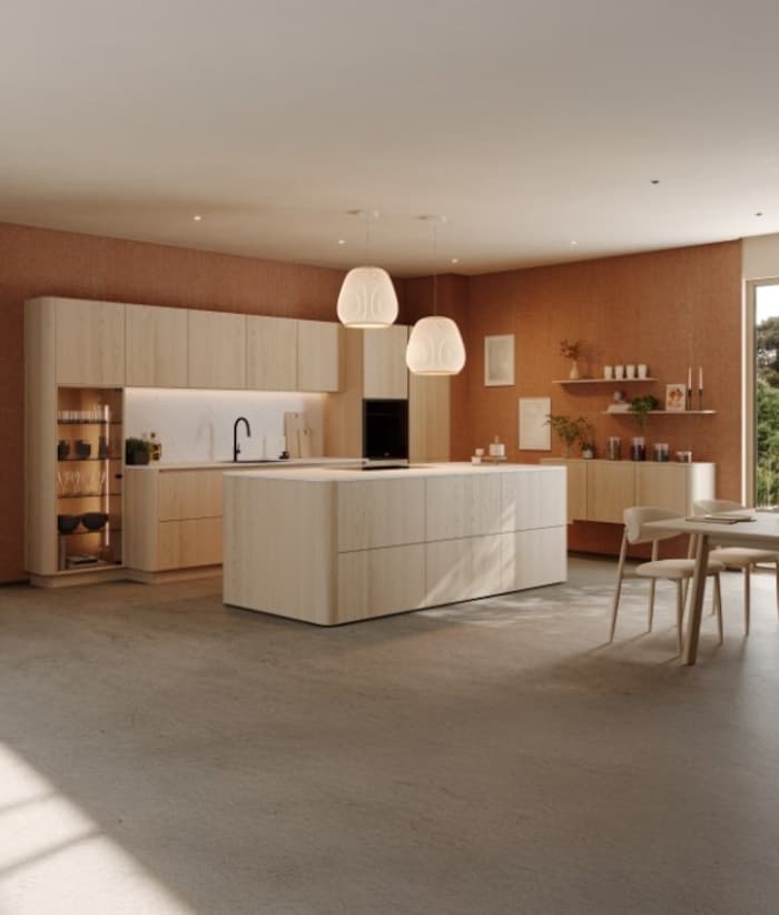 Nachhaltige Massivholz-Fronten, wie aus Esche, sind sehr en vogue.