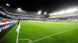 Das Estadio Mestalla zu Valencia – am Montag NICHT Schauplatz des Duells von FC Valencia und ...