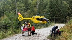 Die Retter brachten den schwer Verletzten ins Klinikum Klagenfurt.