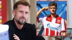 Lars Kornetka, Assistent von Teamchef Ralf Rangnick, und Tomás Händel