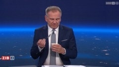 Sonderlich begeistert wirkte der ORF-Star nicht von der Idee, Pudding mit Gabel zu essen.