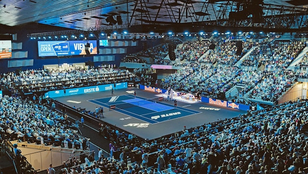 Auch bei den Erste Bank Open 2025 sind in der Wiener Stadthalle wieder viel Tennis der ...