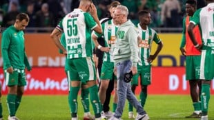 Große Enttäuschung bei Rapid nach der Derby-Niederlage