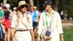 Sogar Erica Stoll (li.), die Ehefrau von Rory McIlroy, wurde angefeindet.