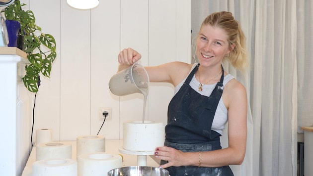 Marlene Lerperger stellt Designkeramik her und setzt Trends.