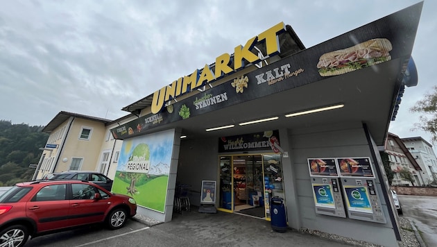 Der Unimarkt in Adnet ist das einzige Lebensmittegeschäft im Ort.