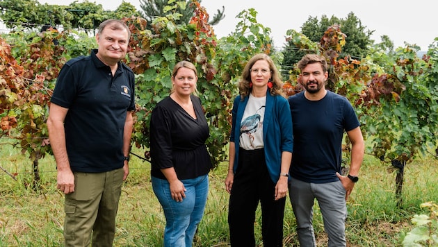 Reinhold Krutzler (Winzer, Obmann Eisenberg DAC), Kathrin Stubits (Winzerin), ...