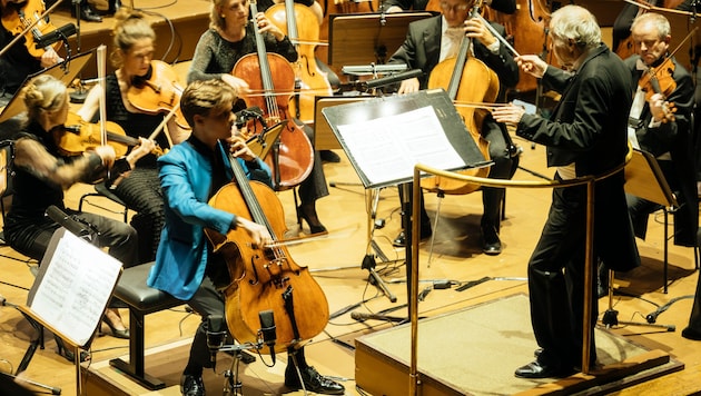 Jeremias Fliedl und Maestro Adam Fischer im Grazer Stefaniensaal