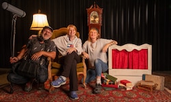 Martin, Julia und Clara (v.l.) haben hinter der Kamera alles im Griff.