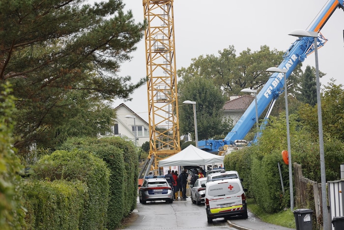Auf dieser Baustelle wurde die Bombe gefunden.