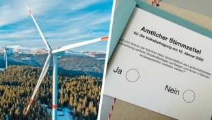 Im Jänner dieses Jahres stimmten die Kärntner über Windräder auf Bergen ab 