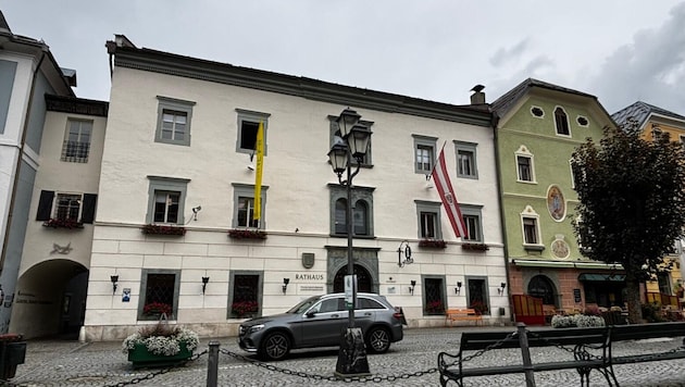 Bürgermeister Josef Jury verabschiedet sich aus dem Rathaus von Gmünd.