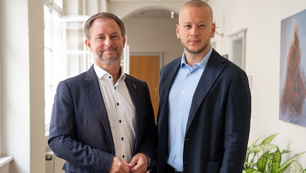 SPÖ-Duo: Klubobmann Roland Fürst und Nationalratsmandatar Maximilian Köllner.