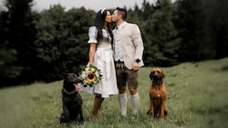 Marcel Hirscher und seine Lucy haben sich das Ja-Wort gegeben.