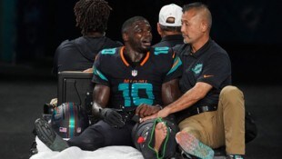 Tyreek Hill verletzte sich im Spiel gegen die New York Jets.