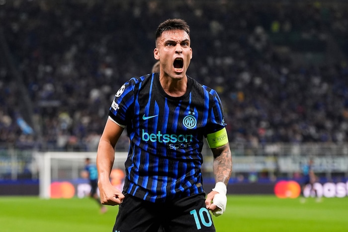 Lautaro Martinez scored twice.