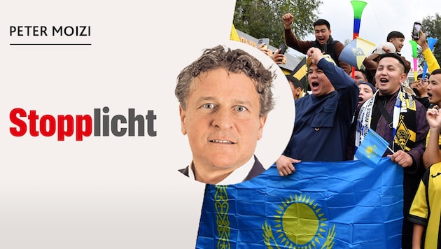 „Krone“-Sportchef Peter Moizi schreibt in seiner Kolumne über Fußball-Klub Kairat Almaty und die ...