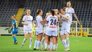 Großer Jubel bei den Frauen der Wiener Austria