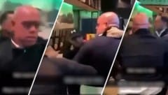 Ein Video zeigt: Michael van Gerwen verlor die Fassung und prügelte sich mit einem Mann in der ...