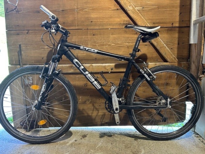 Dieses Fahrrad wurde sichergestellt.