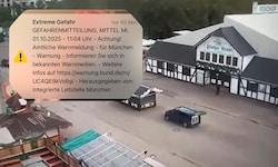 Das Festgelände des Münchner Oktoberfests ist derzeit menschenleer. Bewohner erhielten eine ...