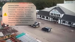 Das Festgelände des Münchner Oktoberfests ist derzeit menschenleer. Bewohner erhielten eine ...