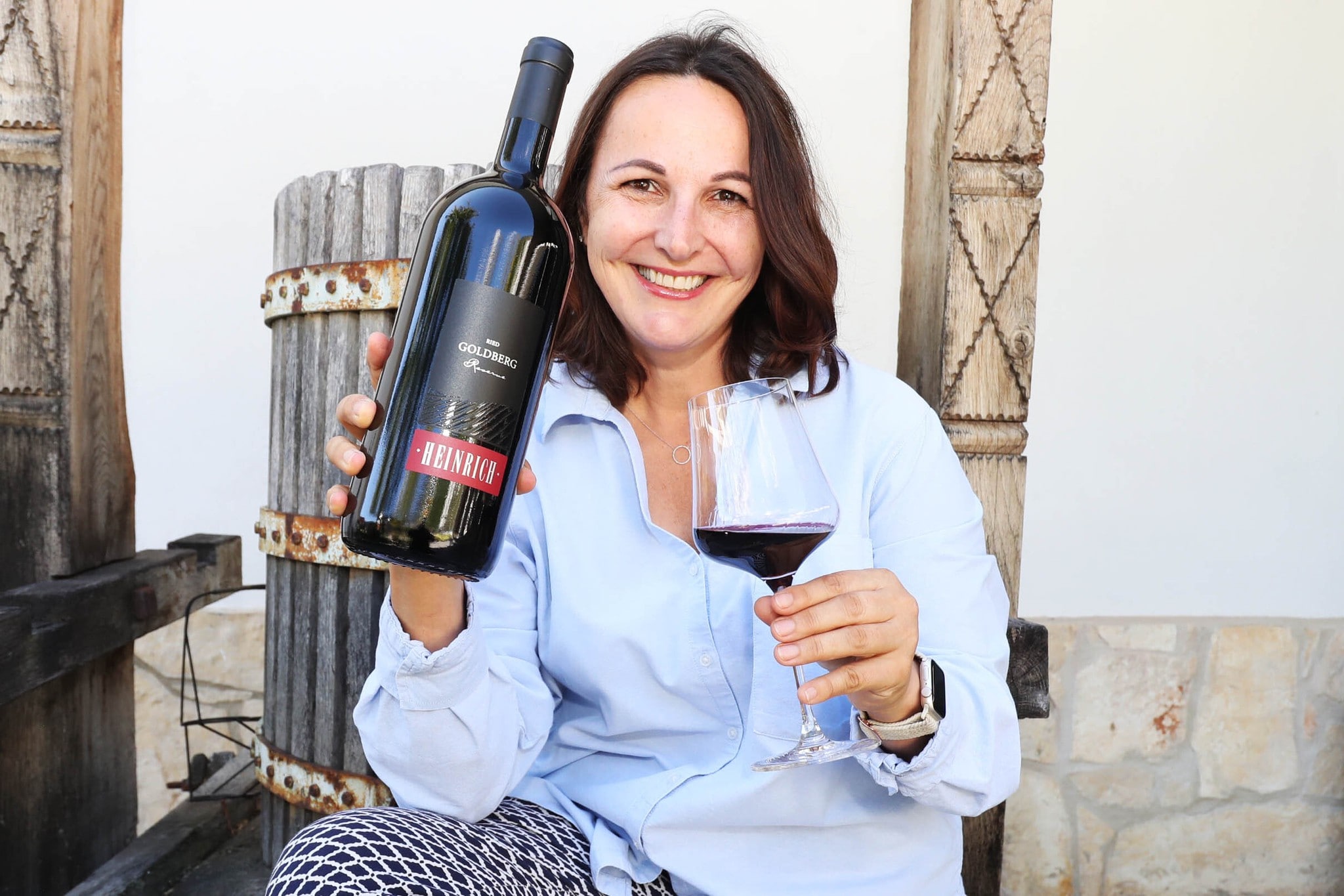 Blaufränkisch Reserve Ried Goldberg 2021 von Silvia Heinrich.