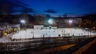 Der Eislaufplatz in Zwettl war das Ziel der Verbrecher (Archivfoto).