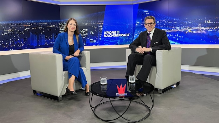 Mahrer had to come out with the whole truth on krone.tv.