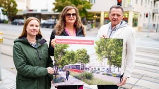 Das soll sich ändern, wie Neos-Mobilitätssprecherin Pipal-Leixner, Ulli Sima und Steinhart ...