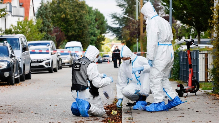 A fire in a detached house in Munich triggered a large-scale operation by the police and fire ...