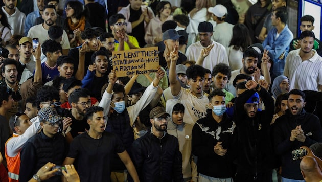 Junge Demonstranten der „Gen Z“