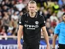 Erling Haaland war trotz seines Doppelpacks verärgert.