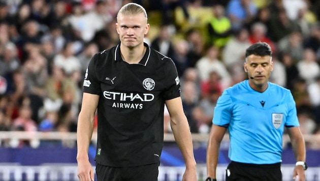 Erling Haaland war trotz seines Doppelpacks verärgert.