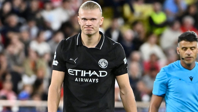 Erling Haaland war trotz seines Doppelpacks verärgert.