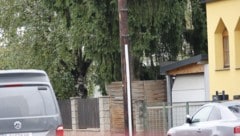 Das Baby wurde auf diesem Carport im Grazer Bezirk Wetzelsdorf gefunden.