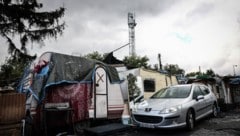In dieser Siedlung in der Nähe von Paris wohnen hauptsächlich Roma.