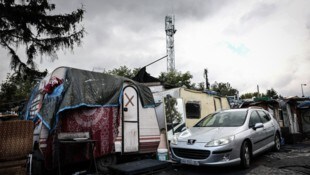In dieser Siedlung in der Nähe von Paris wohnen hauptsächlich Roma.
