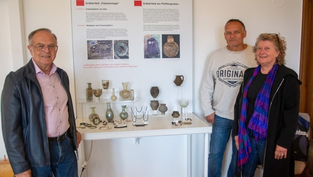 Initiator und Projektleiter Werner Melchart (li.) und Bürgermeister Gerhard Dreiszker mit ...